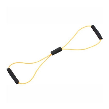 Fabrication Enterprises CanDo BowTie Tubing Exerciser, Yellow, 30" 1348385